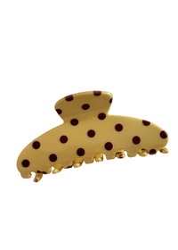 Stylish Polka Dots Large Acetate Hair Claw