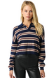 Deep Blue/Lt Taupe/Wine