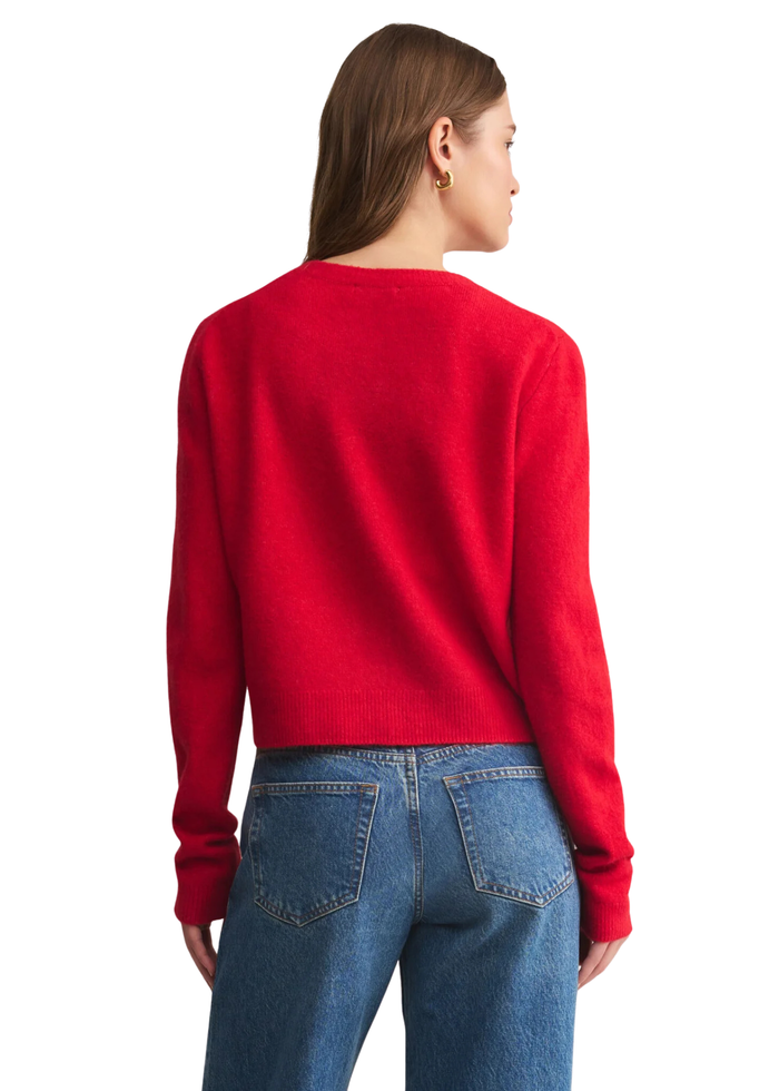 Medina Cardigan - Festive Red
