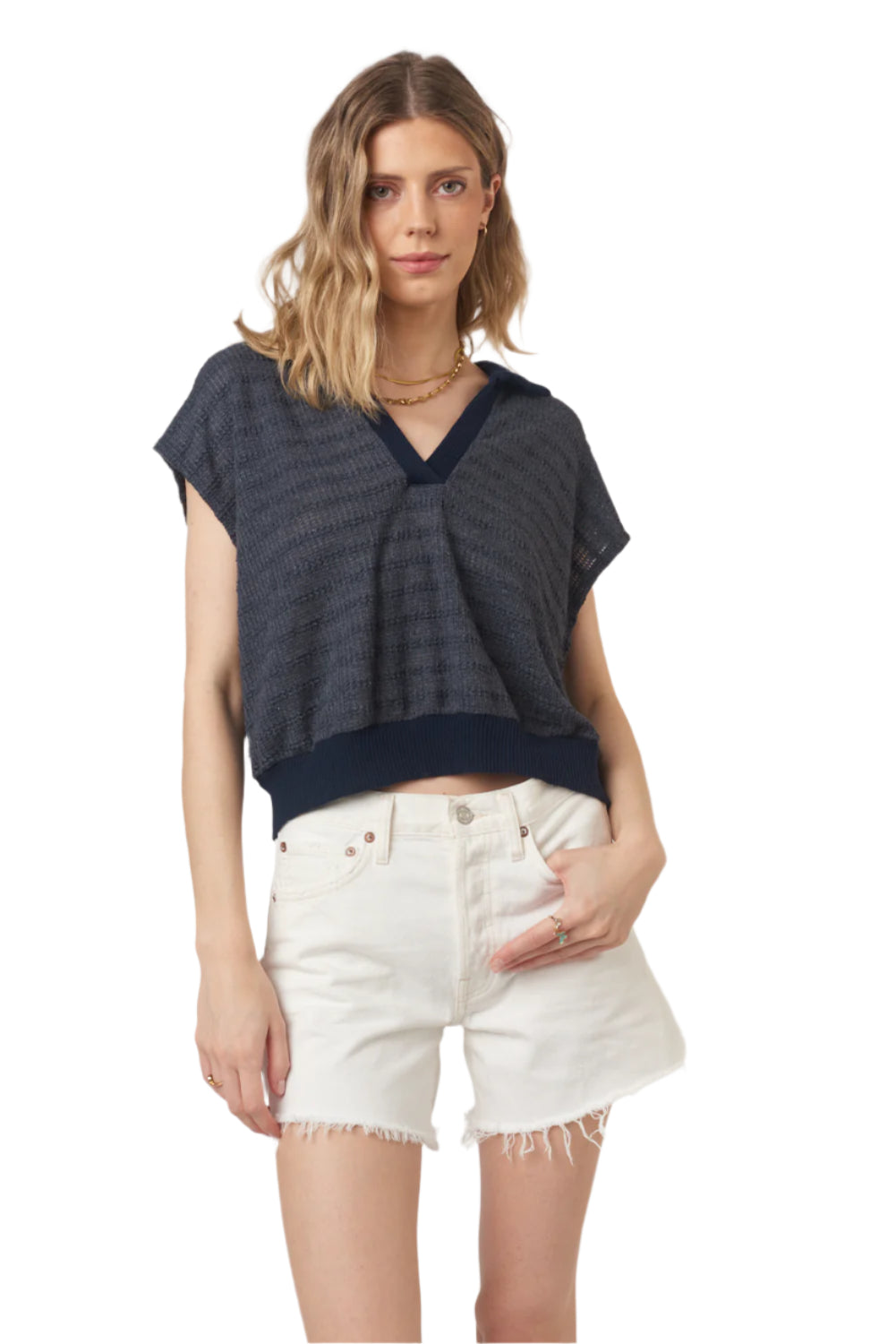 Saal Textured Stripe Tee