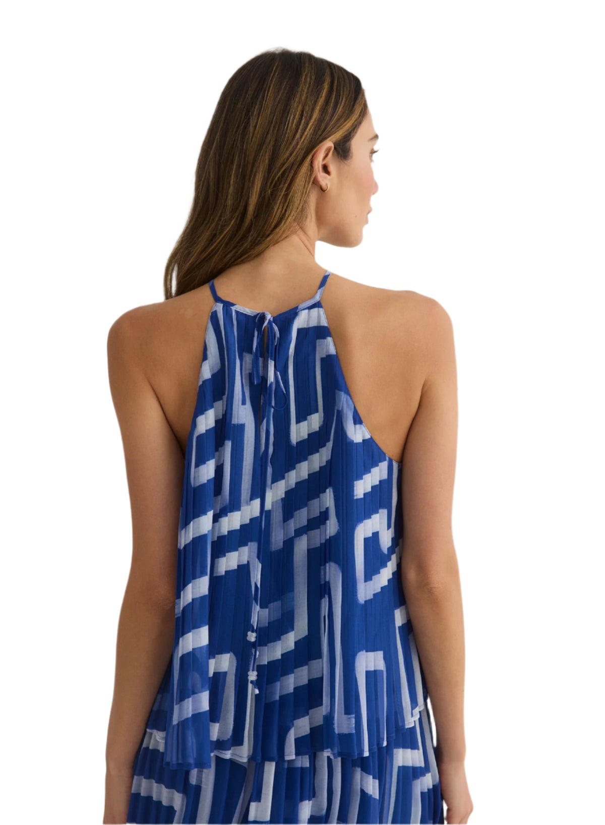 Pleated Halter Top