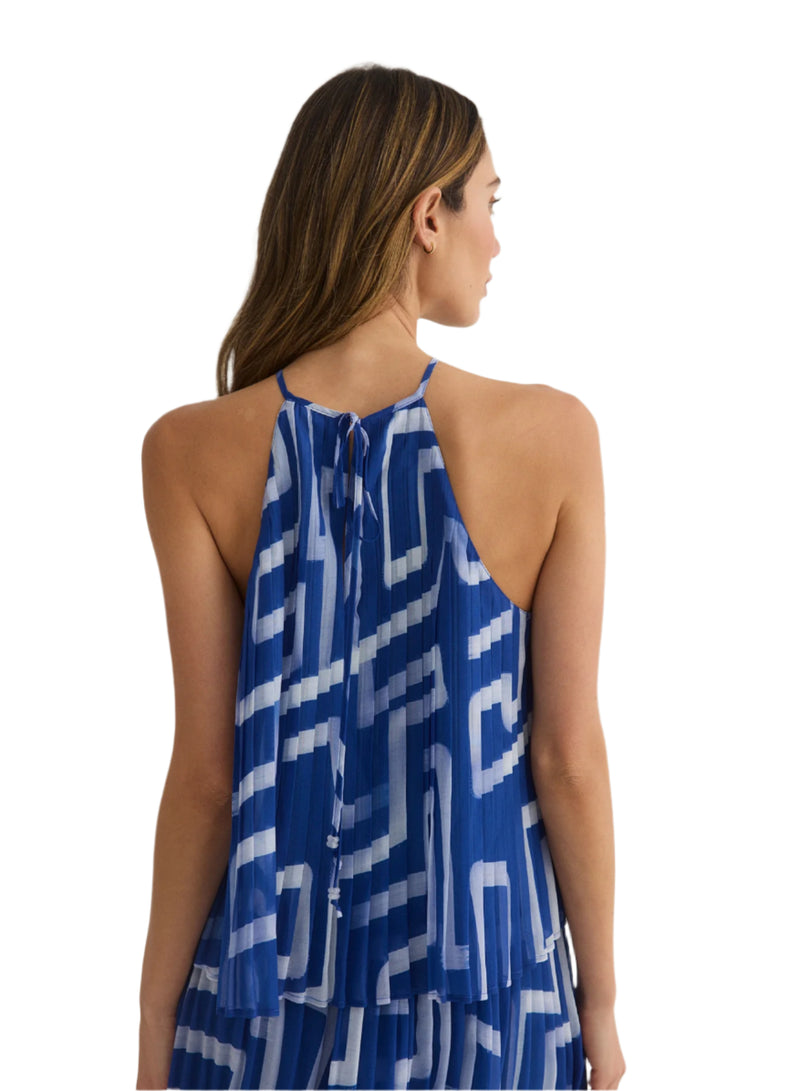 Pleated Halter Top