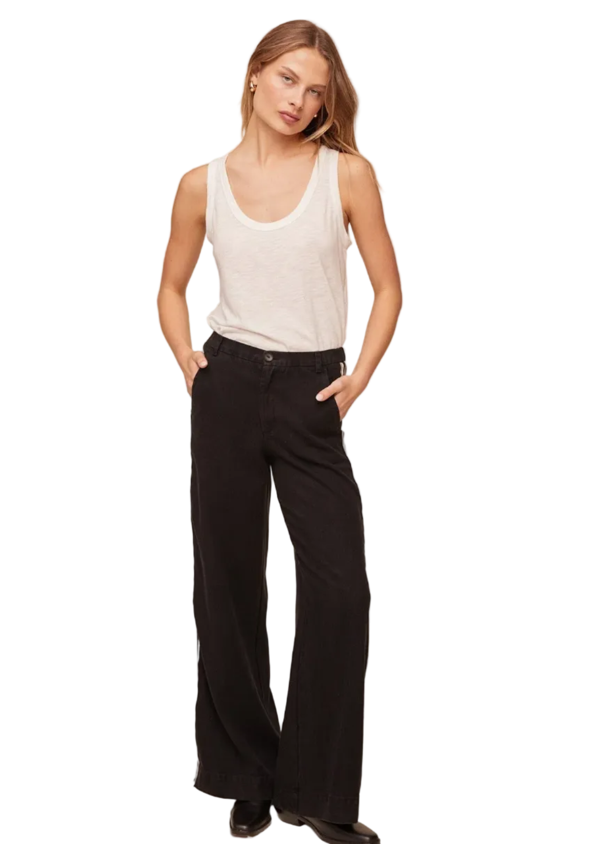 Trouser Jean With Side Stripe