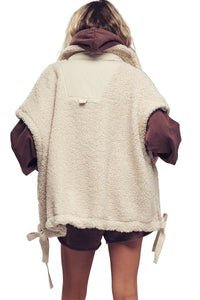 Cozy Boho Western Sherpa Vest