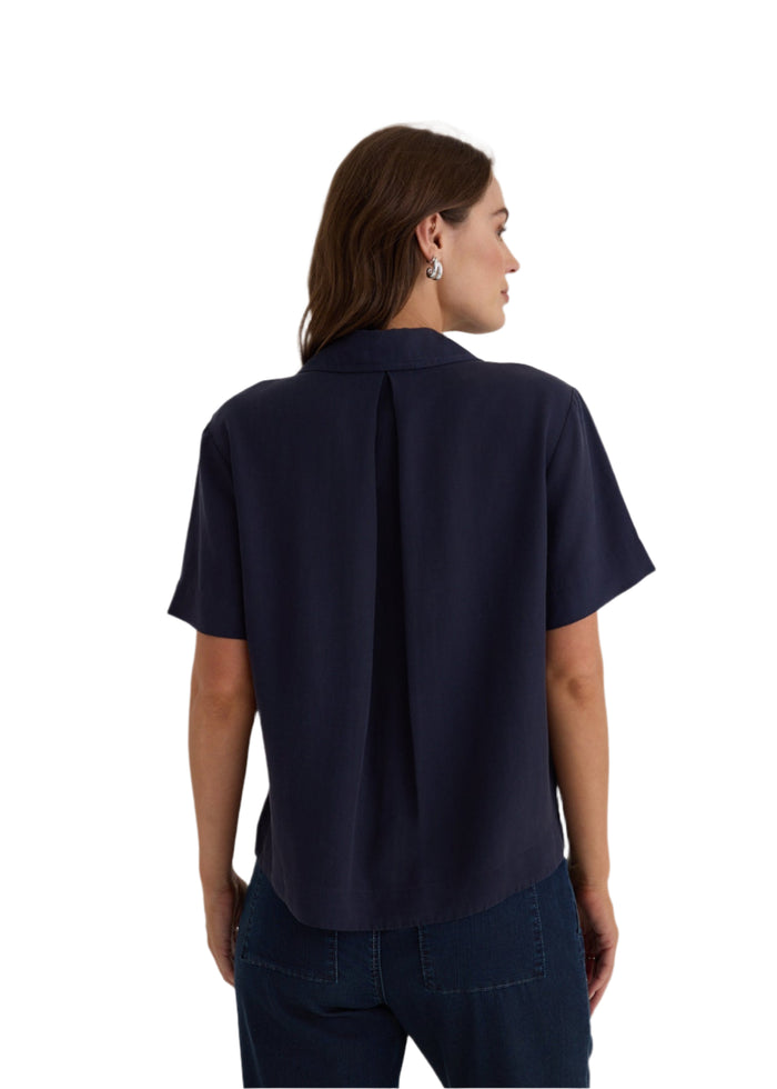 Short Sleeve Flowy Button Down