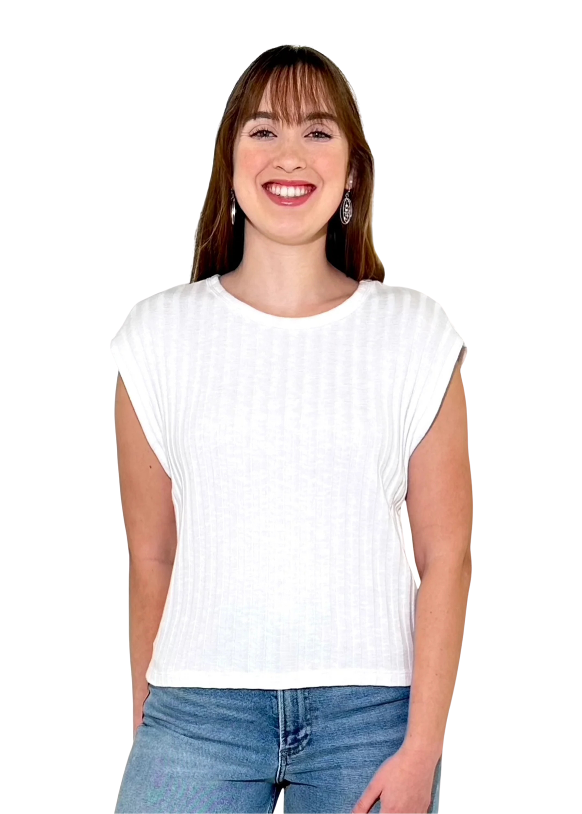 Jinny Power Shoulder Top