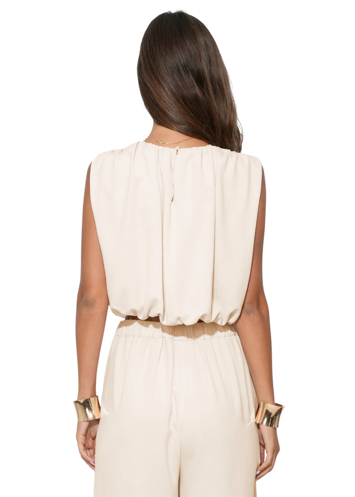 Hailey Bubble Satin Top