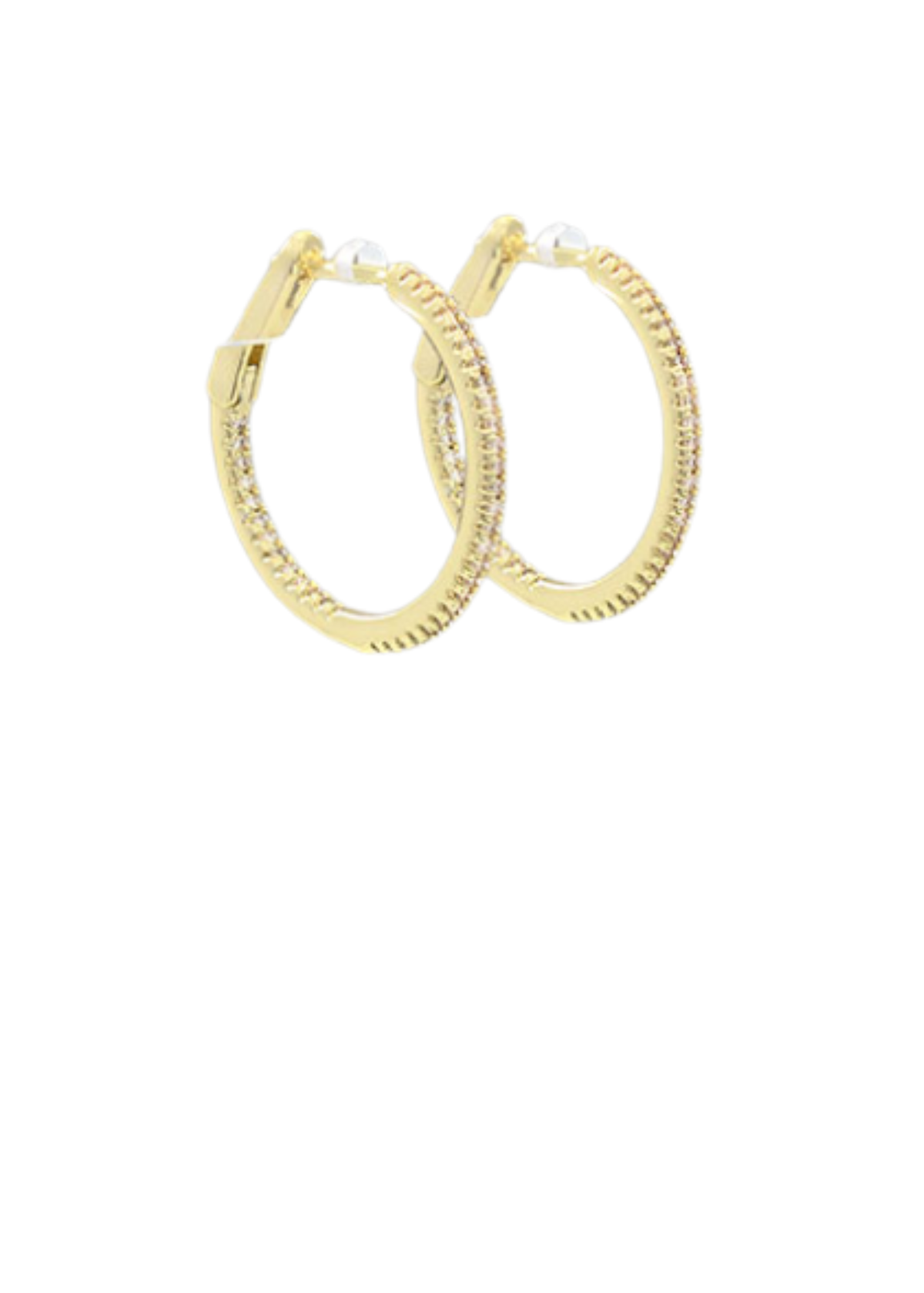 CZ Deco Hoops