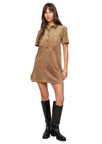Leone Suede Mini Dress
