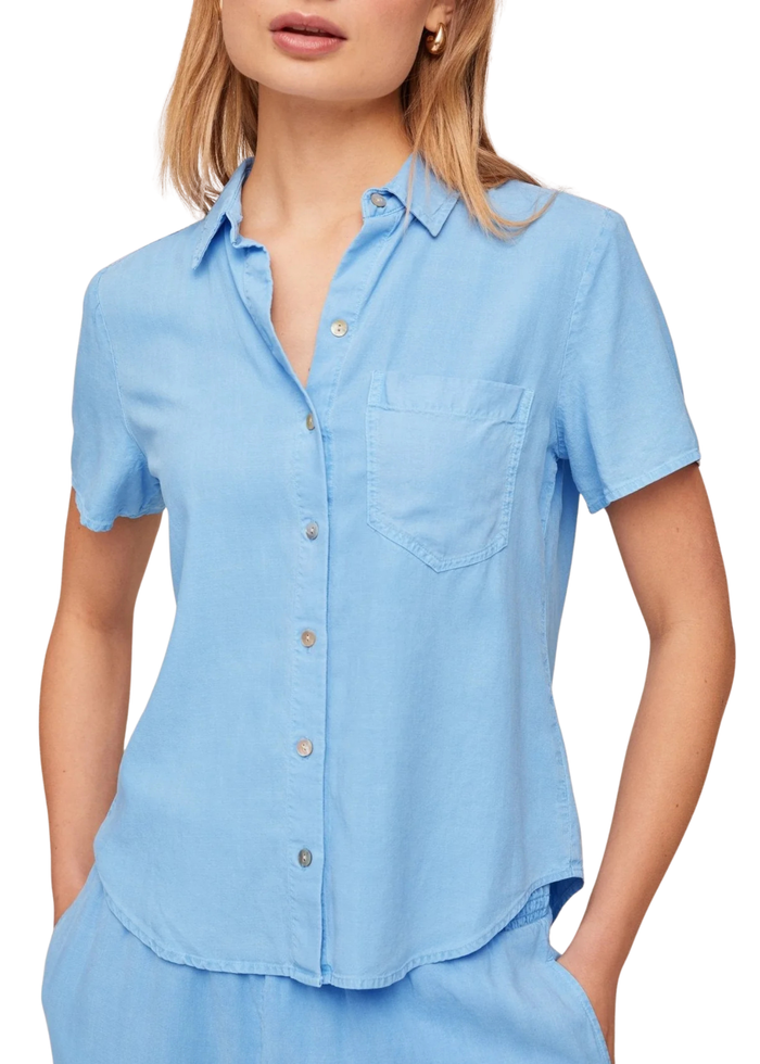 Short Sleeve Pocket Button Down