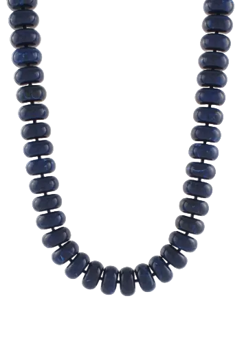Marble Rondelle Bead Neckalce
