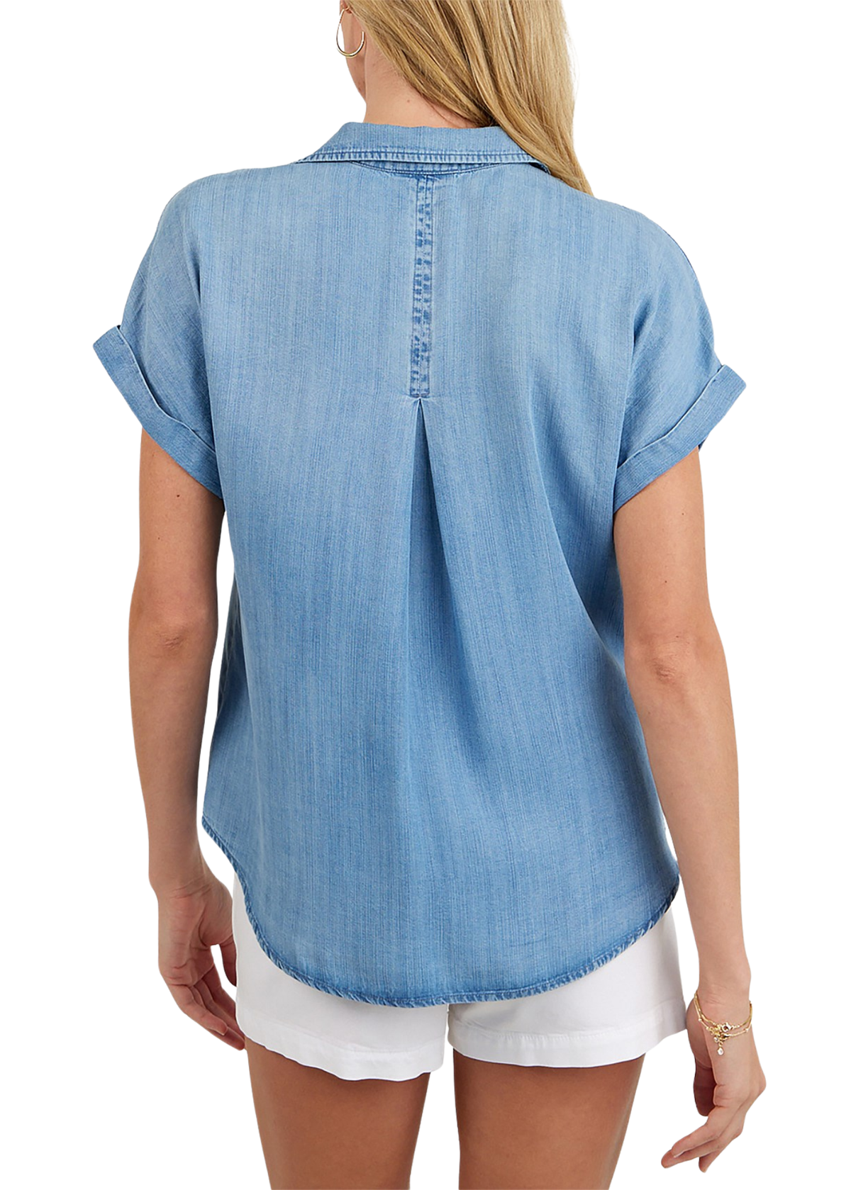 Short Sleeve Pocket Button Down