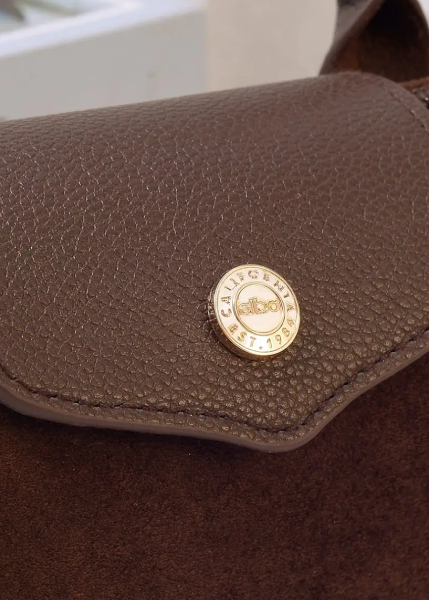 Penny Suede Mini Crossbody Bag