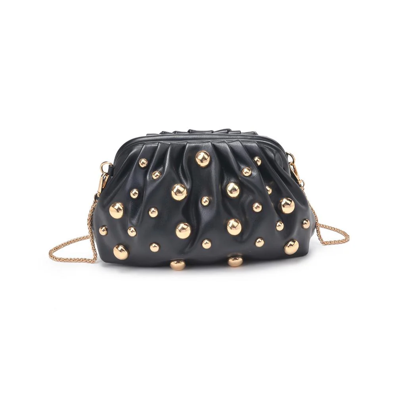 Carey Studded Clutch