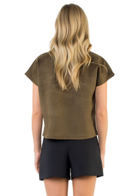SS Suede Top
