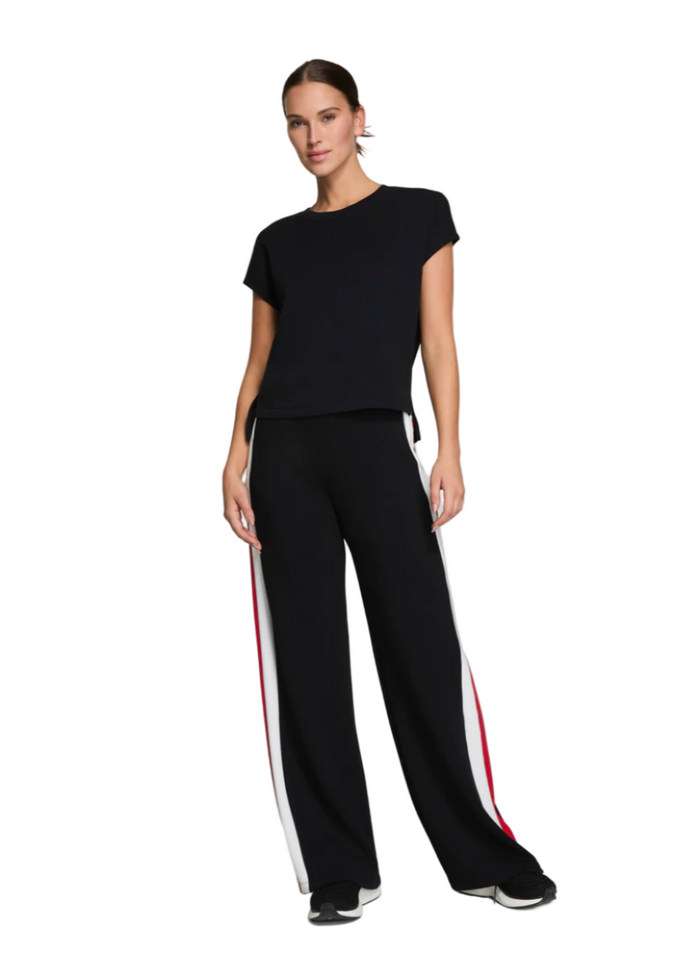 Colorblock Wide Leg Track Pant