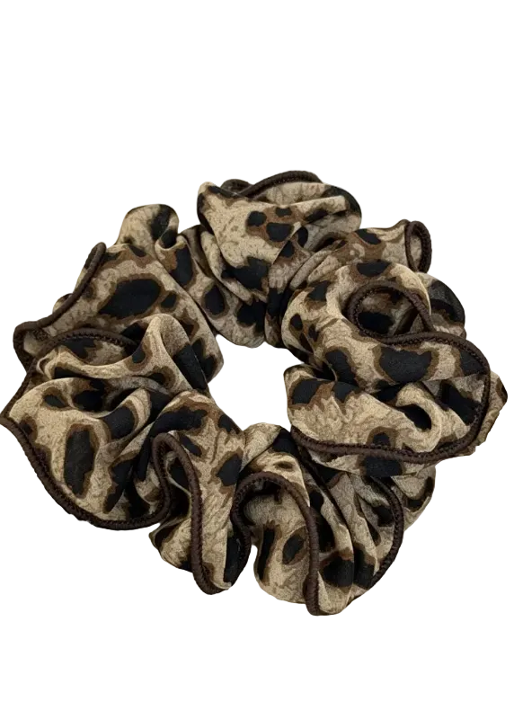 Vintage Ruffled Hair Scrunchy