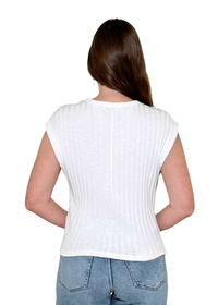 Jinny Power Shoulder Top