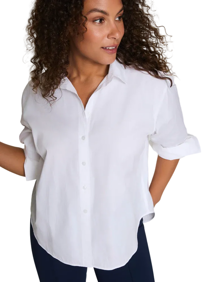 Oversized Short Sleeve Button Down