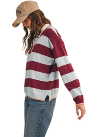 Striped Rugby Sweater