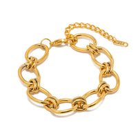 Cecily Thick Chain Adjustable Bracelet