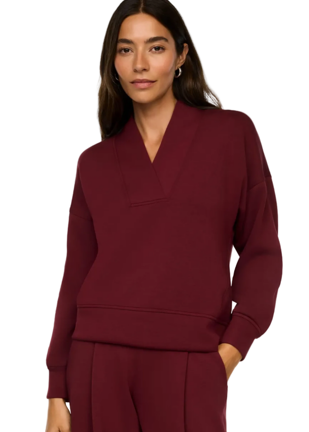 Airessentials V-Neck Long Sleeve Top