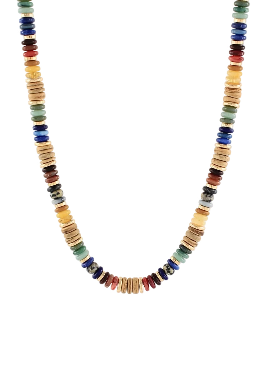 Mixed Bead Necklace - Multi