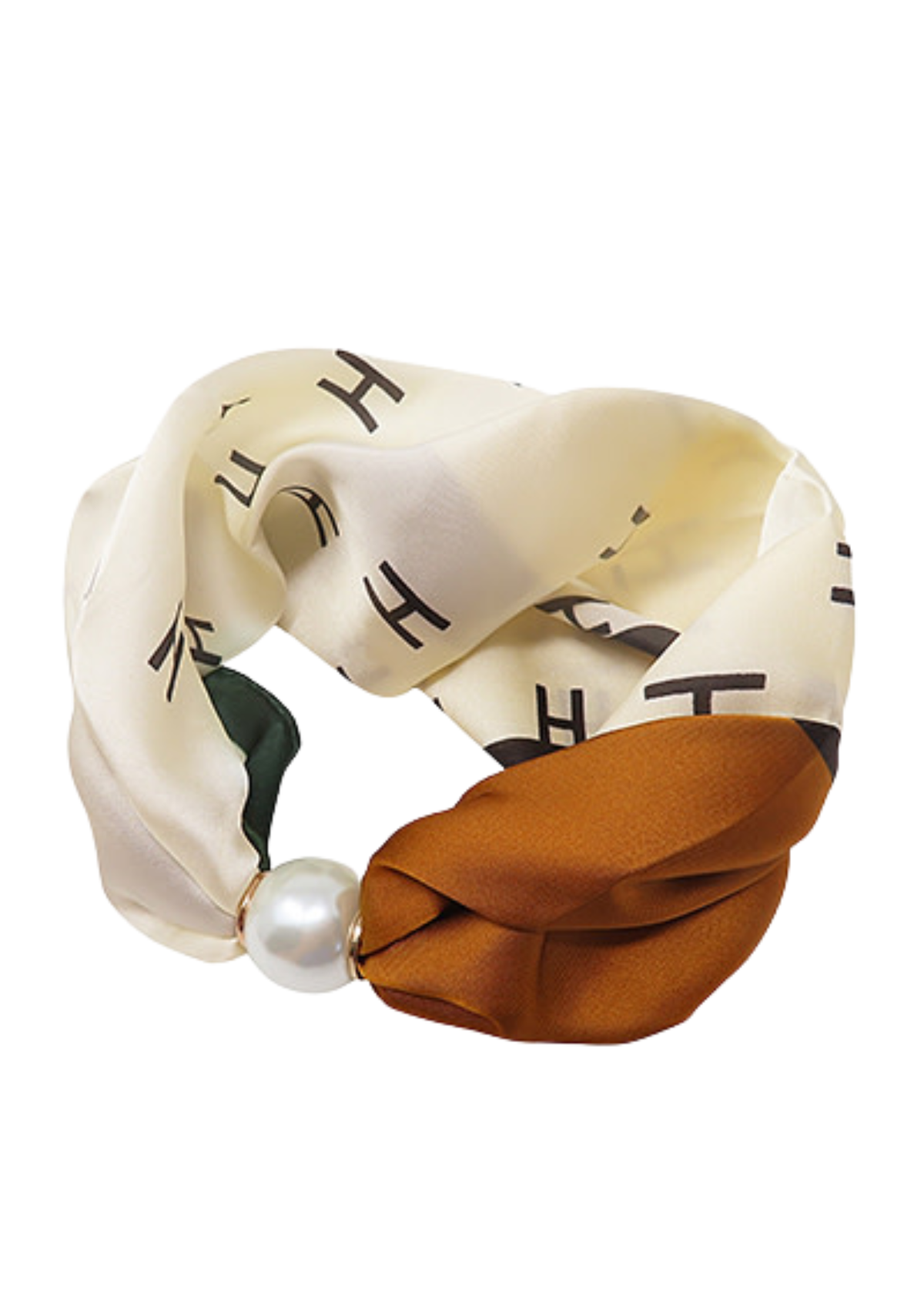 Pearl Magnet Scarf Necklace