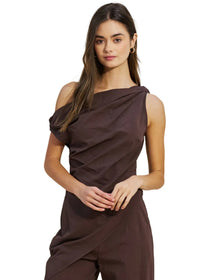 Asymmetrical One Shoulder Top
