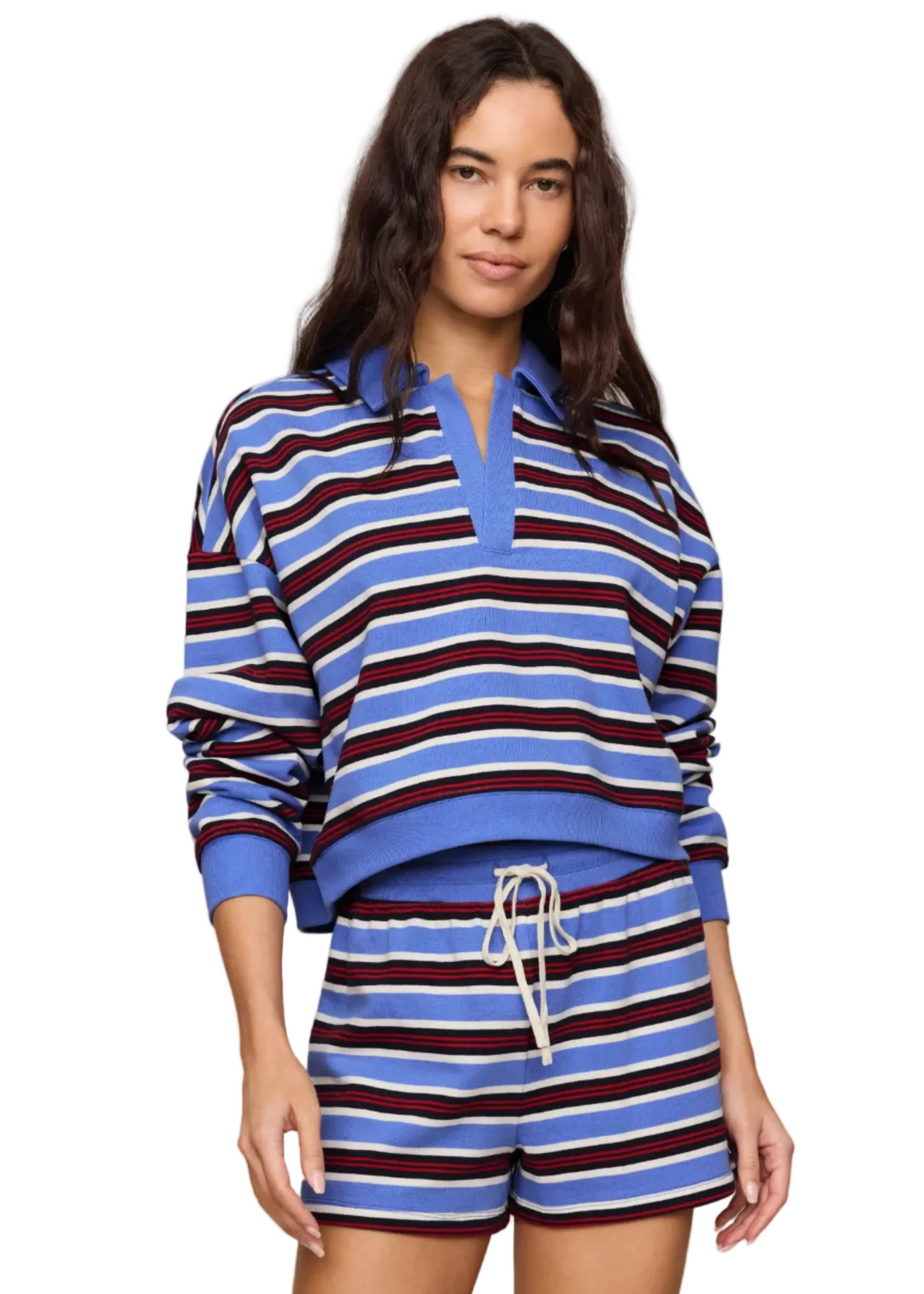 Low Key Stripe Henley