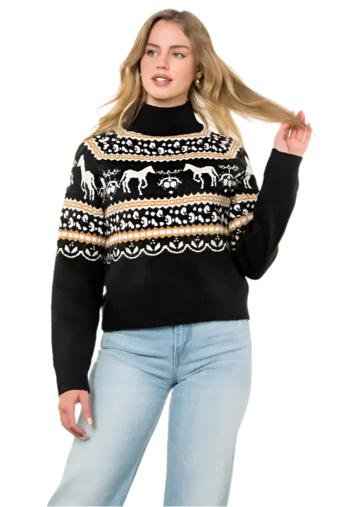 Horse Fair Isle Sweater