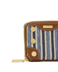 5 North Wallet - Cabana Blue/Brushed Gold