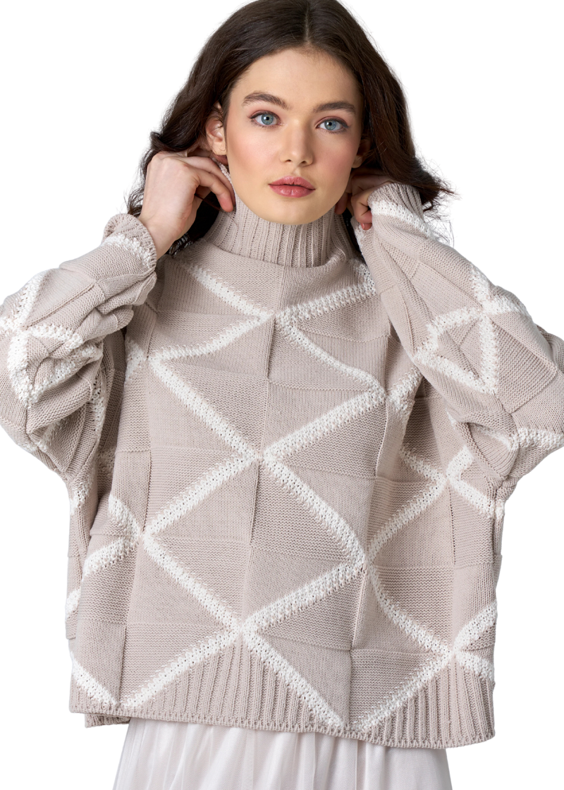 Diamond Stripe Sweater