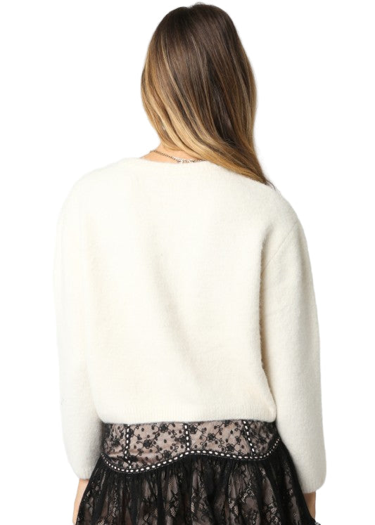 Lucy Button Knit Top