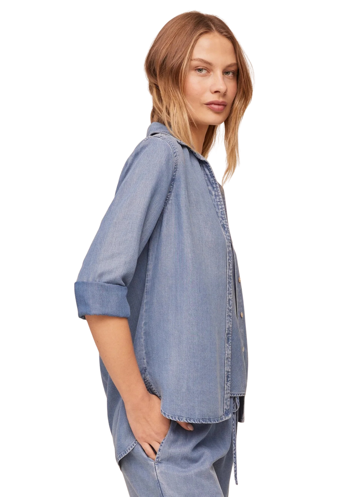 Shirt Tail Button Down