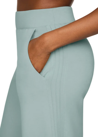 Pintuck Wide Leg Pant