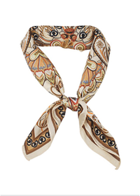 Bohemian Paisley Border Scarf