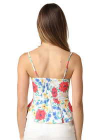 Betsy Floral Corset Cami Top