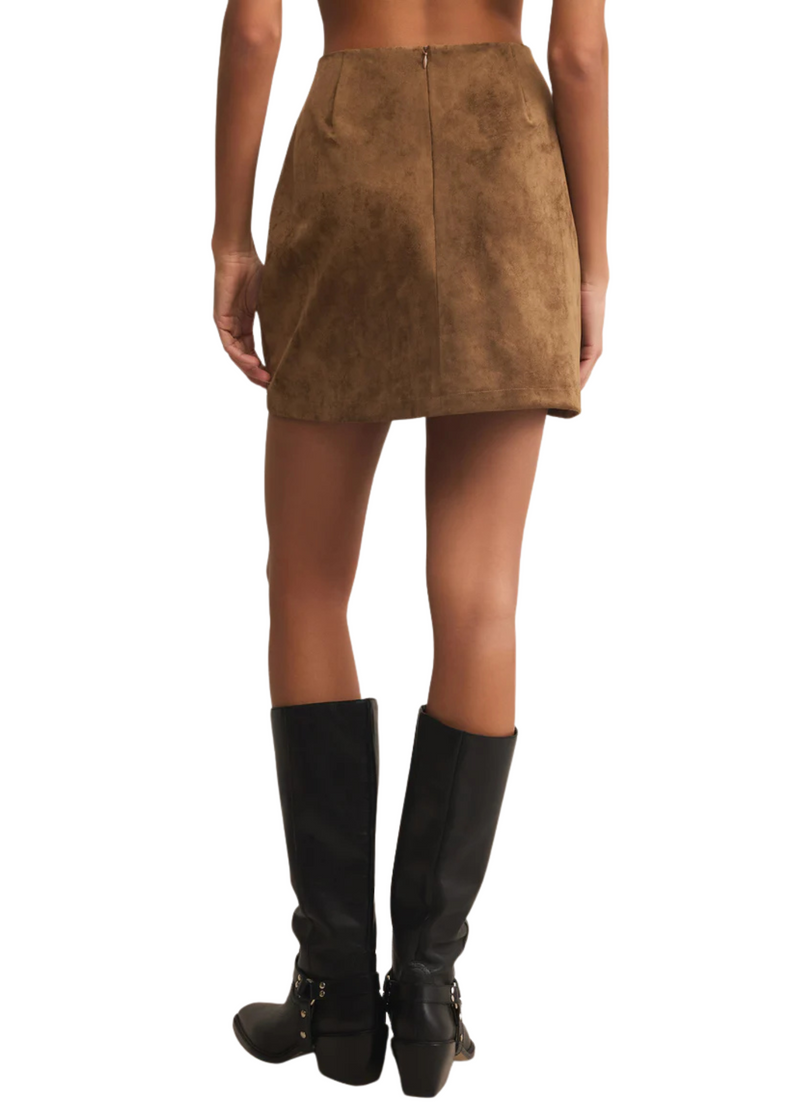 Cieara Suede Mini Skirt