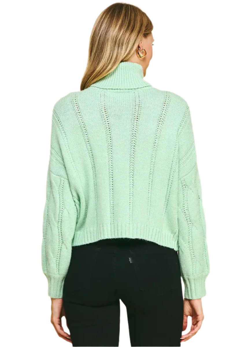 Long Sleeve Puffy Sweater