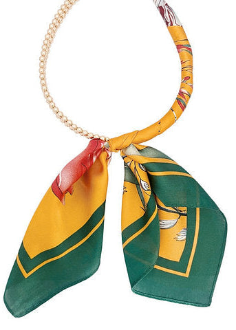 CCB Ball Scarf Necklace