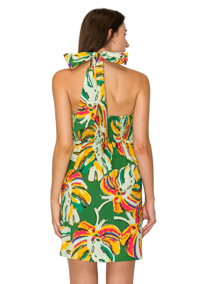 Calypso Mostera Halter Short Dress