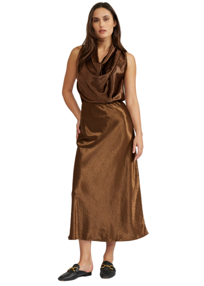 Barbara Satin Skirt