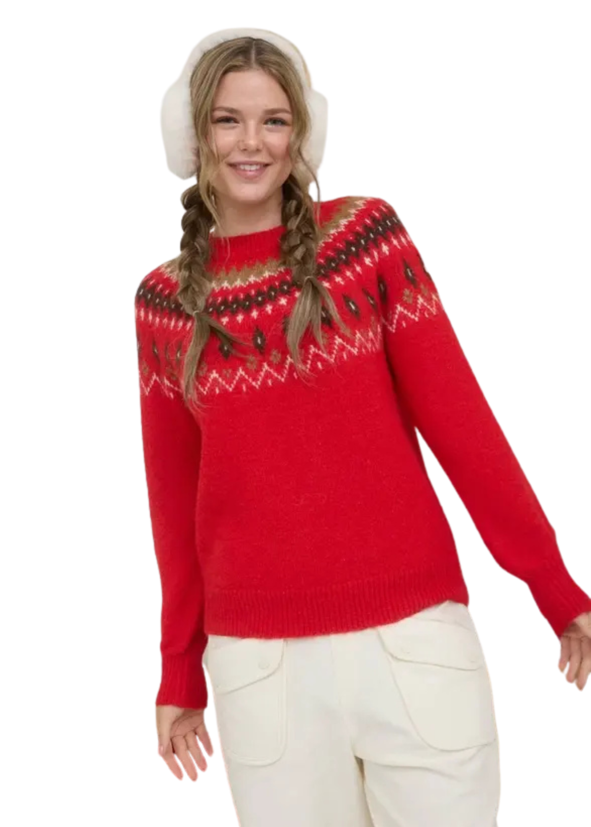 Crew Neck Knit Pullover Sweater