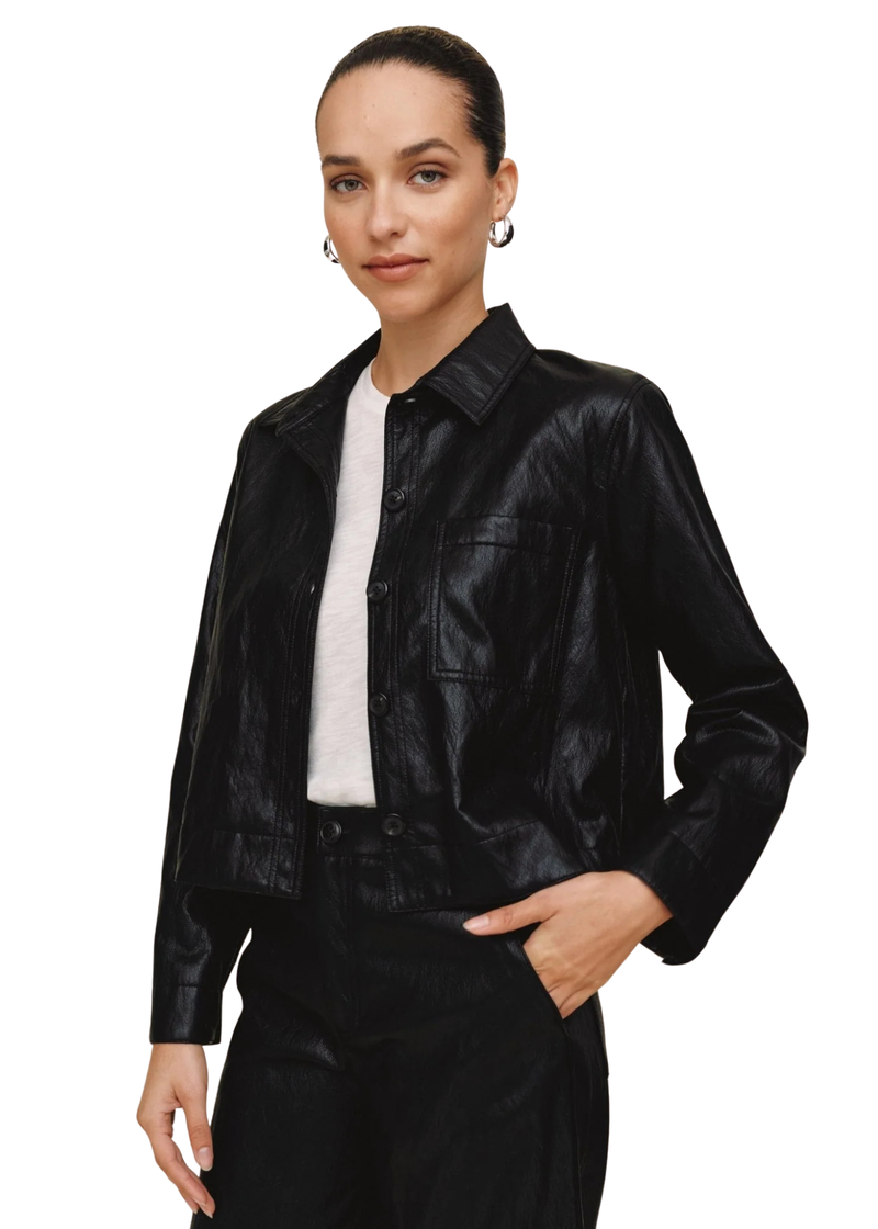 Crop Pocket Button Down