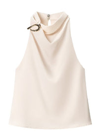 Embellishment Halter Top