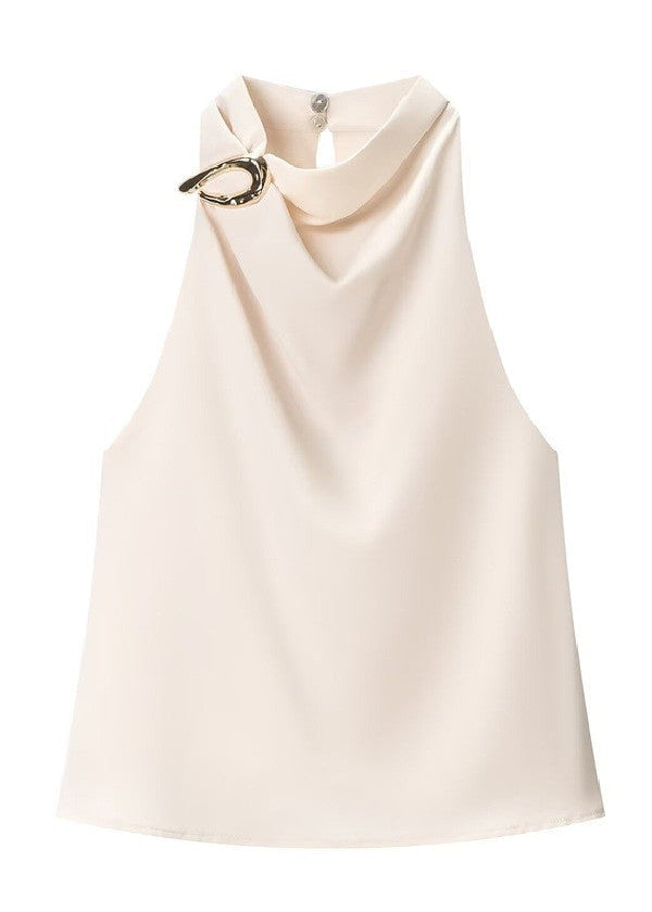 Embellishment Halter Top