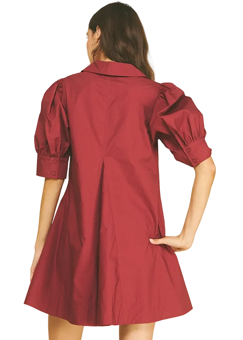 Short Sleeve Mini Dress