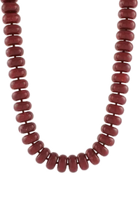 Marble Rondelle Bead Neckalce