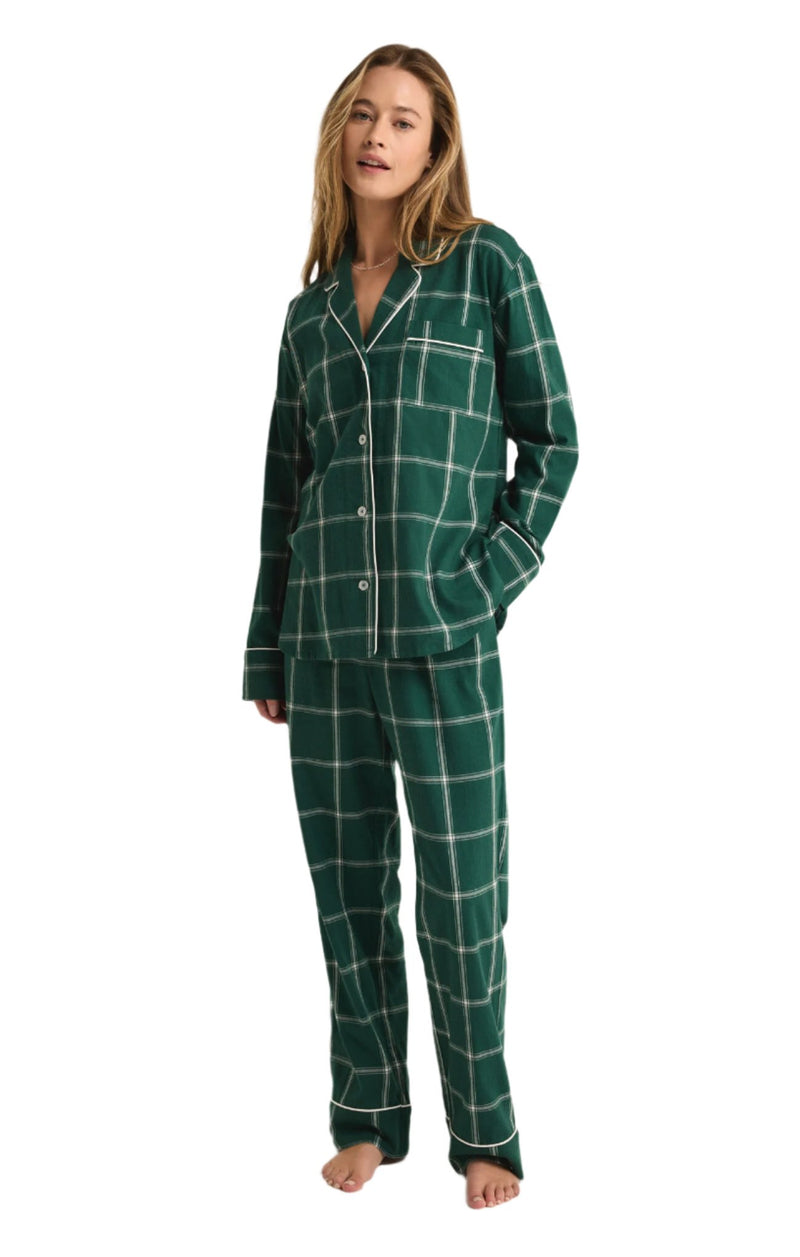 Dreamer Plaid Pajama Set